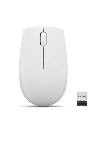 Lenovo 300 WIRELESS ?GREY mouse Ambidextrous RF Wireless Optical 1000 DPI 195892080503