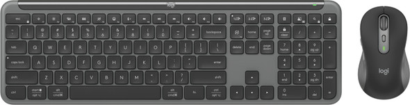 Logitech MK950 Signature for Business keyboard Mouse included RF Wireless + Bluetooth QWERTY US English Graphite 097855193421