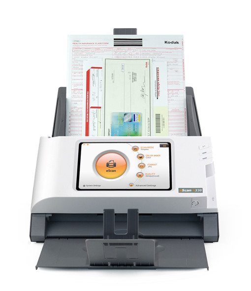 Plustek eScan A350 Essential ADF scanner 600 x 600 DPI A4 Black, White 783064637787