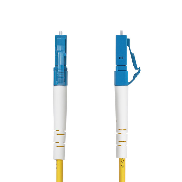 StarTech.com 15m (49.2ft) LC to SC (UPC) OS2 Single Mode Simplex Fiber Optic Cable, 9/125µm, 40G/100G, Bend Insensitive, Low Insertion Loss, LSZH Fiber Patch Cord 065030907019