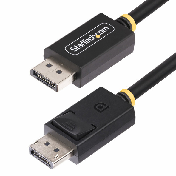 StarTech.com 6ft DisplayPort 2.1 Cable, VESA Certified DP40 DisplayPort Cable w/UHBR10/HDR/HDCP 2.2, 8K 60Hz/4K 144Hz w/DSC 1.2a, 40Gbps, DP 2.1 Cable, UHD Monitor Cord, M/M 065030900836