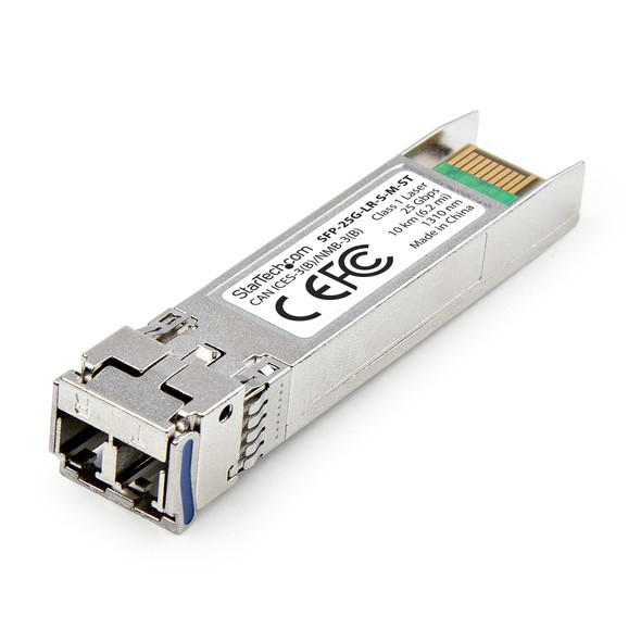 StarTech.com MSA-Compliant SFP-25G-LR-S SFP28 Module, 25Gbps Single Mode Fiber (SMF), 10km (6.2mi), LC Connector, 1310nm, MSA 25 Gigabit Optical Transceiver 065030905312