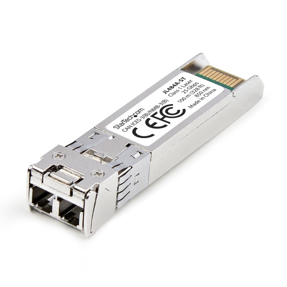 StarTech.com HPE JL484A Compatible SFP28 Module, 25GBase-SR, 25Gbps Multimode Fiber (MMF), 100m (328ft), LC Connector, 850nm, MSA 25 Gigabit Optical Transceiver 065030908252