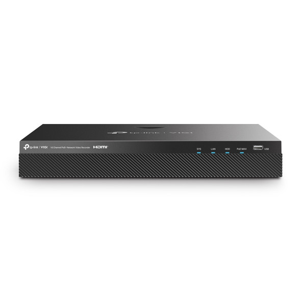 TP-Link VIGI NVR2016H-16P network video recorder Black 840030710360