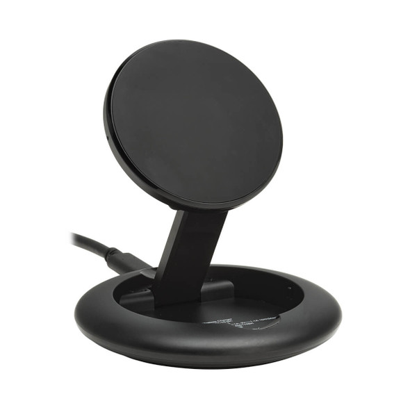 Tripp Lite 10W Magnetic Wireless Charging Pad - Adjustable Stand, 3 ft. Cable, Black