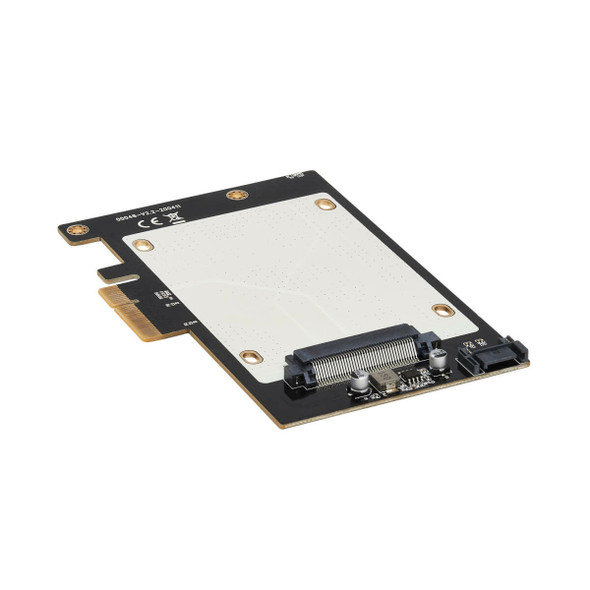 Tripp Lite PCE-U2-PX4 U.2 to PCIe Adapter for 2.5" NVMe U.2 SSD, SFF-8639, PCI Express (x4) Card 037332275349