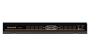 Vertiv SV Universal DP/H Desktop Matrix 2x4 KVM KVM switch Black