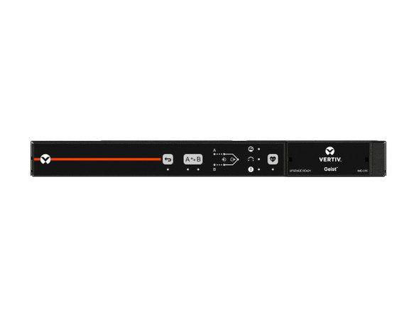 Vertiv Geist AU01X1R0-12CF17-2C20C20A900-D power distribution unit (PDU) 12 AC outlet(s) 0U Black