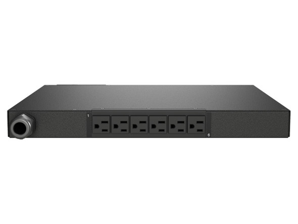 Vertiv Geist MNU3E1R5-06S153-1ST5A0H10-S power distribution unit (PDU) 6 AC outlet(s) 0U Black