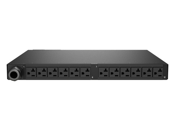 Vertiv Geist MNU3E1R5-12S203-2ST5A0H10-S power distribution unit (PDU) 12 AC outlet(s) 0U Black