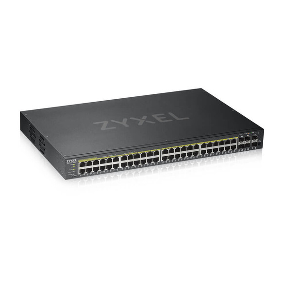 Zyxel GS1920-48HPV2 network switch Managed Gigabit Ethernet (10/100/1000) Power over Ethernet (PoE) Black 760559125592