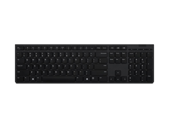 Lenovo 4Y41K04031 keyboard RF Wireless + Bluetooth US English Grey
