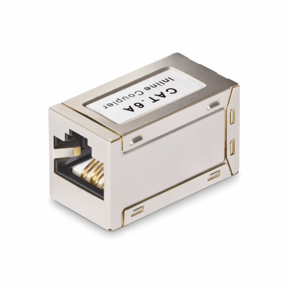 Startech AC IN-CAT6A-COUPLER-S1 Shielded RJ45 Coupler Inline Cat6a F F Retail