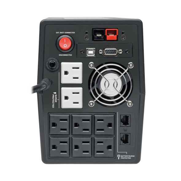 Tripp Lites OMNIVS1500XL line interactive UPS system offers voltage regulation