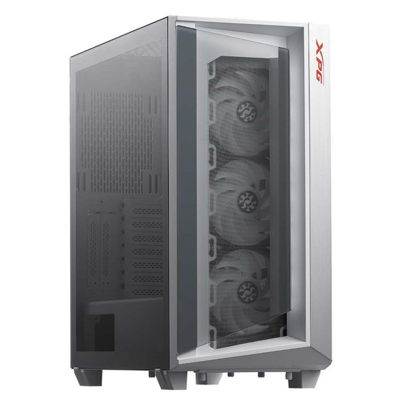 XPG CS 15260103 Cruiser White Mid-Tower Tempered Glass Panel 3 ARGB Fan Retail