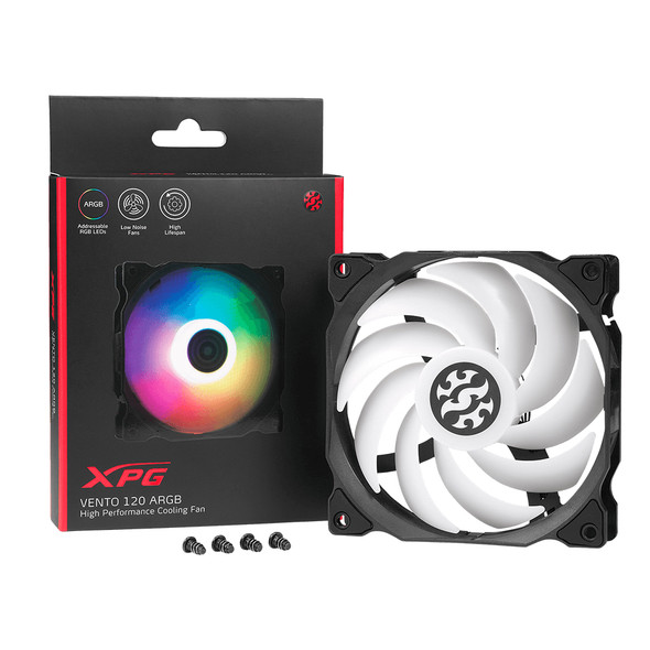 XPG Fan 75260103 VENTO 120 ARGB LED Case Fan 1200RPM Retail