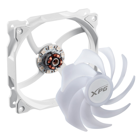 XPG Fan 75261280 VENTO 120 ARGB Rifle Bearing 3-Pin 21dBA 0.16A Retail