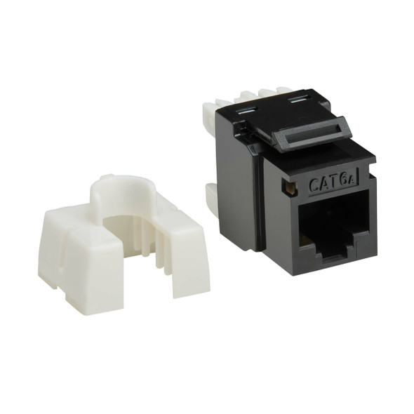 Tripp Lite Cat6 Keystone Jacks, 25 Pack - 4PPoE Compliant, 110/Krone, 568A/B, RJ45 Ethernet, Black, TAA N238-025-BK-6A