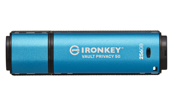 Kingston Technology IronKey 256GB Vault Privacy 50 AES-256 Encrypted, FIPS 197 IKVP50/256GB