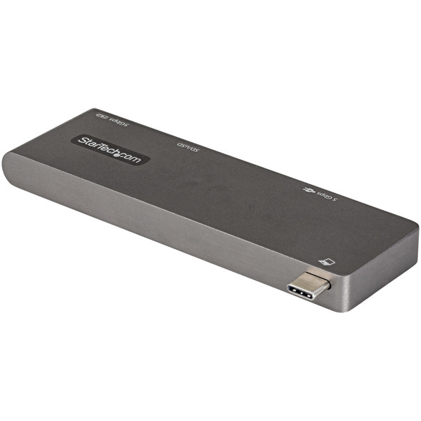 StarTech.com USB C Multiport Adapter for MacBook Pro/Air - USB Type-C to 4K HDMI, 100W Power Delivery Pass-through, SD/MicroSD Slot, 2-Port USB 3.0 Hub - Portable USB-C Mini Dock DKT30CMHSDPD