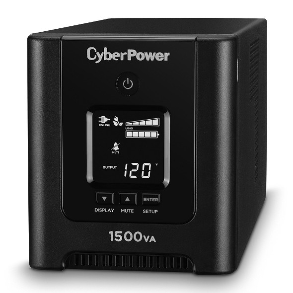 CyberPower OR1500PFCLCD uninterruptible power supply (UPS) Line-Interactive 1.5 kVA 1050 W 8 AC outlet(s) OR1500PFCLCD