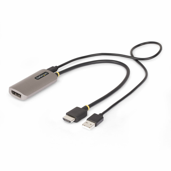 StarTech CB 148B-HDMI-DP-8K 1ft HDMI to DP Adapter Cable w USB Bus Powered CB