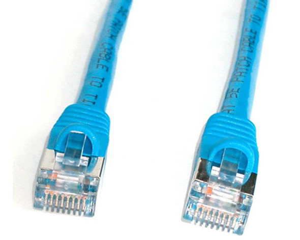 StarTech.com 25 ft Blue Shielded (Snagless) Category 5e (350 MHz) STP Patch Cable networking cable 7.62 m 50661