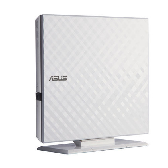 ASUS Slim DVDRW SDRW-08D2S-U WHT G AS 8X USB White for PC Mac and Laptop RTL