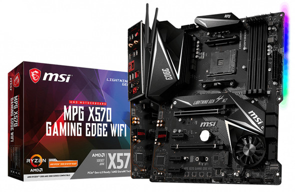 MSI MB MPG X570 GAMING EDGE WIFI AMD RYZEN9 AM4 X570 Max128G ATX Retail