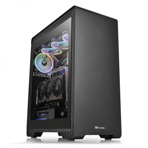 Thermaltake CS CA-1O3-00M1WN-00 S500 TG Black Win SPCC Tempered Glass*1 Retail