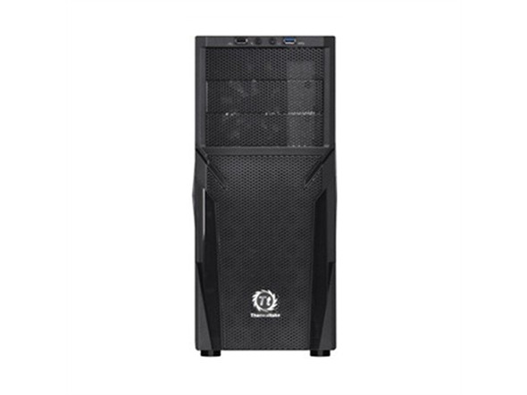 Thermaltake Case CA-1B2-00M1NN-00 Mid Tower Versa H21 3 0 (3) USB Audio Black