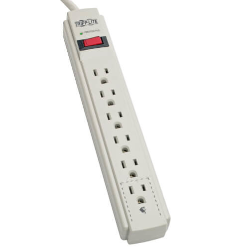 TRIPPLITE Protect It! Surge 6outlet (3 Transformers) 720 Joules