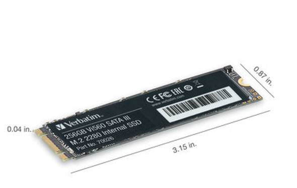 Verbatim Vi560 M.2 256 GB Serial ATA III 3D NAND 95597