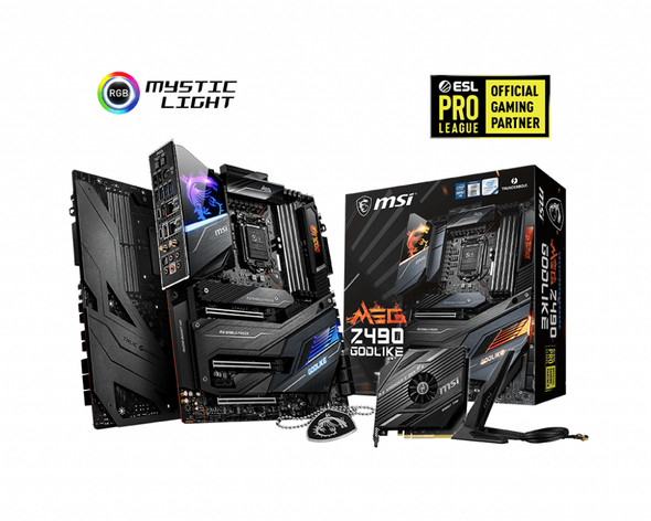 MSI MB MEG Z490 GODLIKE Socket 1200 DDR4 128GB PCIE EATX Black Matt Retail