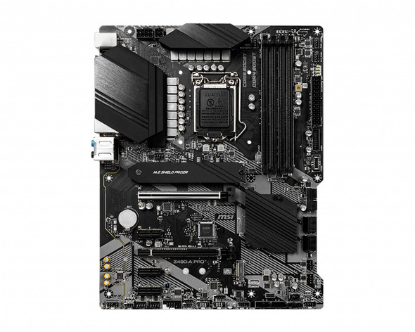 MSI Z490-A PRO Motherboard 'ATX, LGA1200, DDR4, LAN, USB 3.2 Gen2, Type C, M.2, DisplayPort, HDMI, Gen 4 Ready, 10th Gen Intel Core' Z490APRO 824142212479