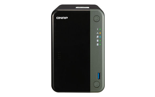 QNAP NAS TS-253D-4G-US 2-Bay Desktop NAS J4125 2.0GHz 8GB DDR4 RAM 2x2.5GbE