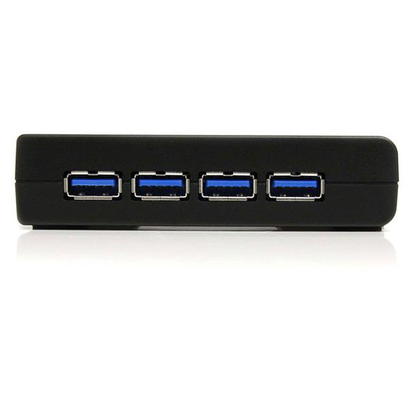 StarTech.com 4 Port Black SuperSpeed USB 3.0 Hub 97053