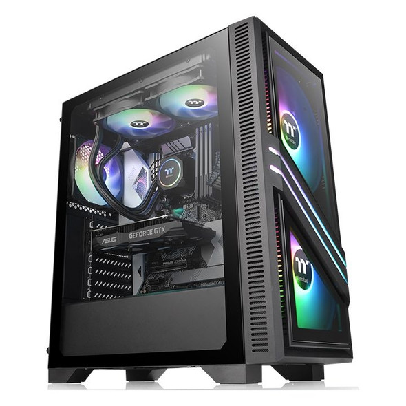 Thermaltake CS CA-1R7-00M1WN-00 Versa T35 TG RGBÿMidTower ATX 1x120mm black FN