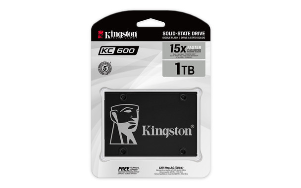 Kingston Technology KC600 2.5" 1024 GB Serial ATA III 3D TLC 100784