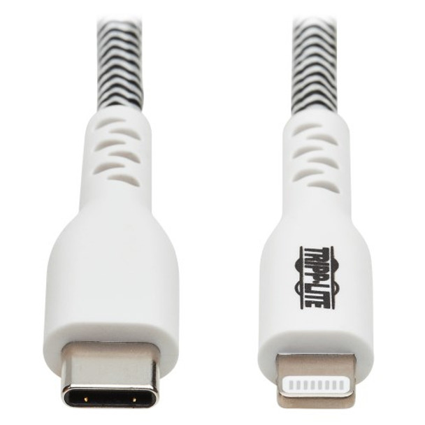 Tripp Lite Heavy-Duty USB-C to Lightning Sync/Charge Cable, MFi Certified - M/M, USB 2.0, 3 m 101471