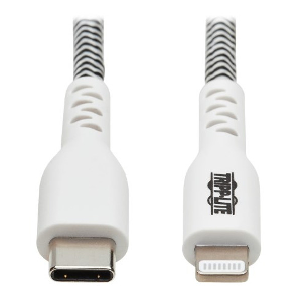 Tripp Lite Heavy-Duty USB-C to Lightning Sync/Charge Cable, MFi Certified - M/M, USB 2.0, 1.8 m 101472