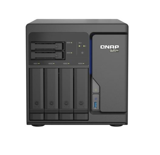 QNAP NAS TS-h686-D1602-8G-US 6-Bay QuTS hero NAS Xeon D-1602 8GB ECC Retail