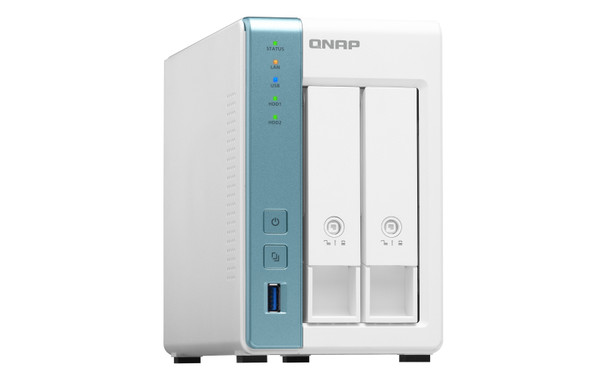 Qnap Ts-231P3 Nas Tower Ethernet Lan Turquoise, White Al314 Ts-231P3-4G-Us 885022018918