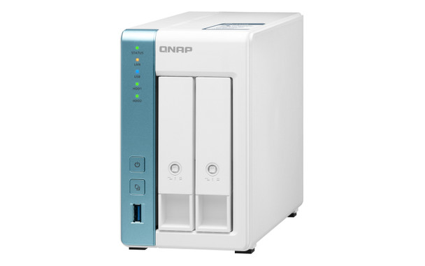 Qnap Ts-231P3 Nas Tower Ethernet Lan Turquoise, White Al314 Ts-231P3-4G-Us 885022018918