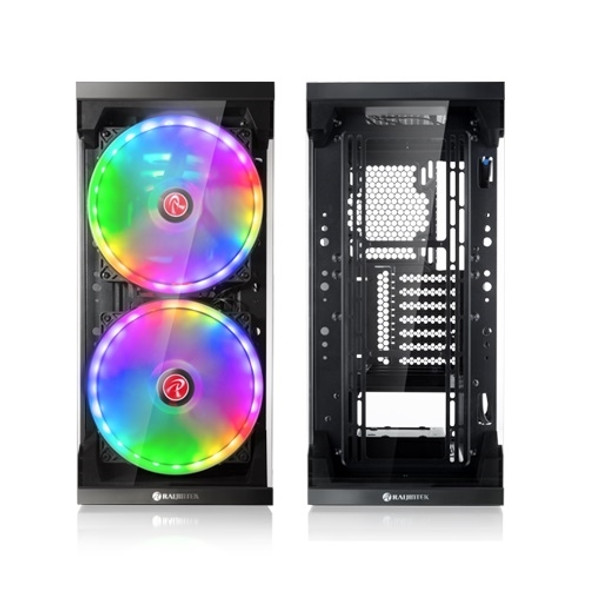 Raijintek CS 0R20B00180 SILENOS PRO Coating Black SPCC 4mm TG 7xPCI Slots RTL