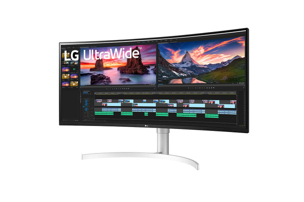 LG 38WN95C-W computer monitor 96.5 cm (38") 3840 x 1600 pixels UltraWide Quad HD Black, Silver, White 105300