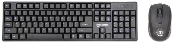 Manhattan 178990 keyboard RF Wireless Black 105657