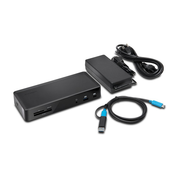 Kensington SD4900P USB-C and USB-A 10Gbps Triple 4K Hybrid Dock - 60W PD - DP & HDMI - Win/Mac/Chrome 105698