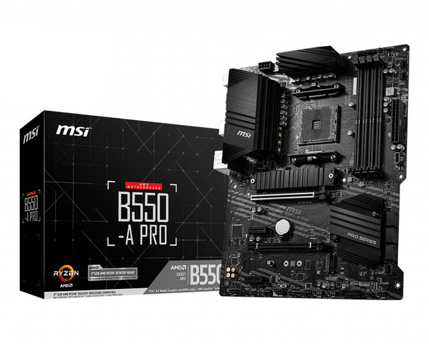 MSI B550-A PRO motherboard AMD B550 Socket AM4 ATX 105737