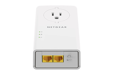 Netgear Powerline 2000 + Extra Outlet 2000 Mbit/s Ethernet LAN White 1 pc(s) 105769